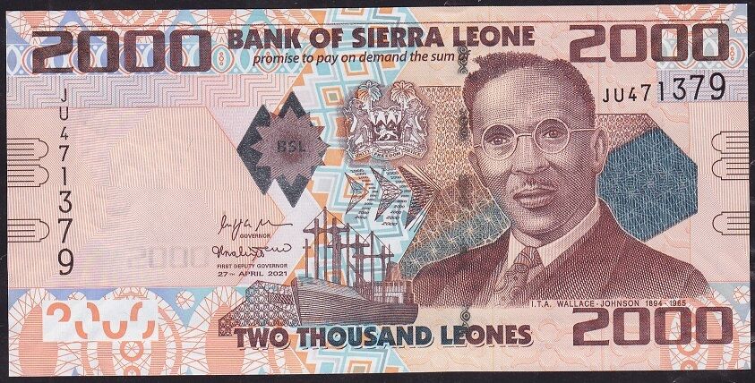 Sierra Leone 2000 Leones 2021 Çil Pick 31f