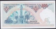 7.Emisyon 2.Tertip 500 Lira D04 326530 Çil