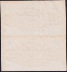 Reşat 1/2 Lira 22 Aralık 1331 Seri A 754132-33 Seri Takipli Çilaltı Çil