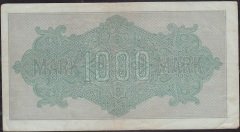 Almanya 1000 Mark 1922 Çok Çok Temiz +