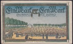 ALMANYA 1 MARK NOTGELD 1920 ÇİLALTI ÇİL