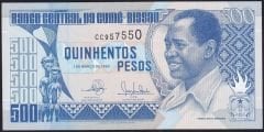 Guine Bissau 500 Pesos 1990 Çil Pick 12