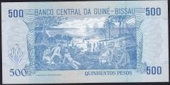 Guine Bissau 500 Pesos 1990 Çil Pick 12