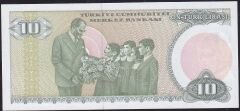 7.Emisyon 1.Tertip 10 Lira B15 403499 Çil