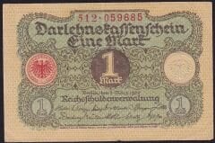 Almanya 1 Mark 1920 Çilaltı