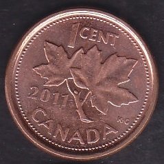 KANADA 1 CENT 2011