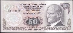 6.Emisyon 1.Tertip 50 Lira I20 181039 Çil