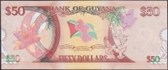 GUYANA 50 DOLAR 2016 ÇİL HATIRA AA542727