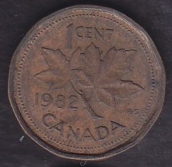 KANADA 1 CENT 1982