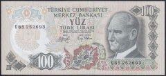 6.EMİSYON 2.TERTİP 100 LİRA G85 252693 ÇİLALTI