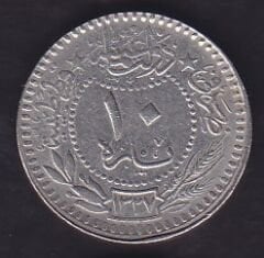 1327/7 Reşat 10 Para Elgazi