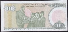 7.Emisyon 1.Tertip 10 Lira A82 461892 Çilaltı Çil