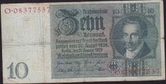 Almanya 10 Mark 1929 Temiz