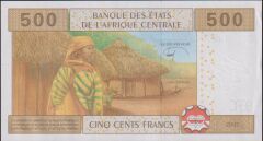 Central African States 500 Frank 2002 Çilaltı Çil ( C ) Pick 606C Çad