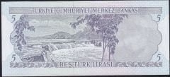 6.Emisyon 2.Tertip 5 Lira K54 238277 Çil