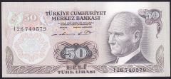 6.Emisyon 1.Tertip 50 Lira I26 740579 Çilaltı Çil