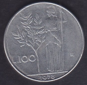 İTALYA 100 LİRET 1978