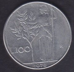İTALYA 100 LİRET 1978