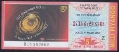 2007 9 MAYIS YARIM BİLET Z SERİSİ