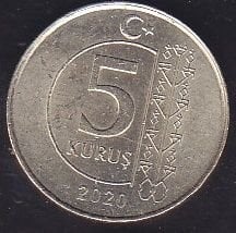 2020 Yılı 5 Kuruş