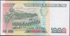PERU 1000 İNTİS 1988 ÇİLALTI