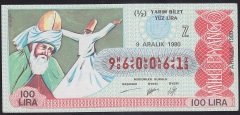 1980 9 ARALIK YARIM BİLET - Z SERİSİ