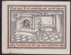 ALMANYA 1.50  MARK NOTGELD 1922 ÇİLALTI ÇİL