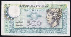 İtalya 500 Lire 1976 Çok Temiz+