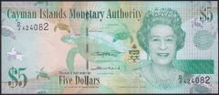 Cayman Islands 5 Dolar 2018 Çil Pick 39c