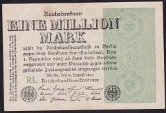Almanya 1.000.000 Mark 1923 Çok Temiz+