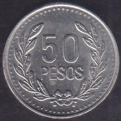 KOLOMBİYA 50 PESOS 2011