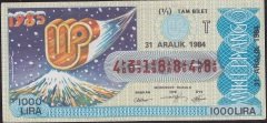 1984 31 Aralık Tam Bilet - T Serisi