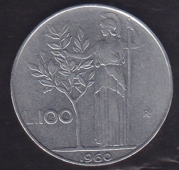 İTALYA 100 LİRET 1960