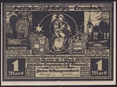 ALMANYA 1 MARK NOTGELD 1922 ÇİLALTI ÇİL