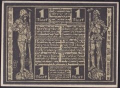 ALMANYA 1 MARK NOTGELD 1922 ÇİLALTI ÇİL