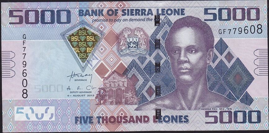 Sierra Leone 5000 Leones 2013