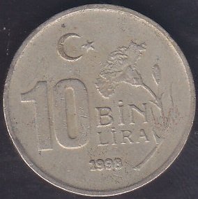 1998 YILI 10 BİN LİRA