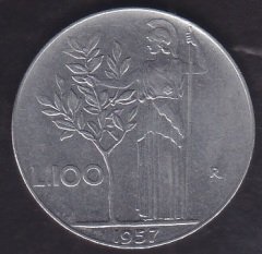 İTALYA 100 LİRET 1957