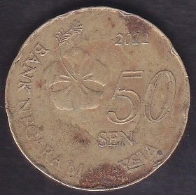 MALEZYA 50 SEN 2012