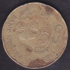 MALEZYA 50 SEN 2012