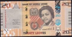 Sierra Leone 20 Leones 2022