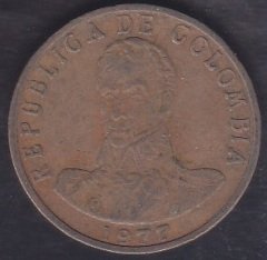 KOLOMBİYA 2 PESOS 1977