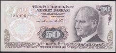6.Emisyon 1.Tertip 50 Lira I33 495219 Çilaltı