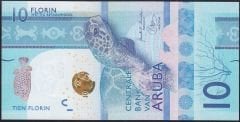 Aruba 10 Florin 2019 Çil Pick 21a