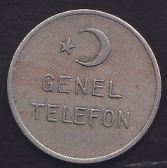 GENEL TELEFON JETONU 1953 - POSTA TELGRAF TELEFON