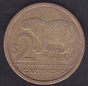 URUGUAY 2 PESOS 2011