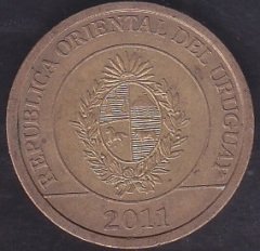 URUGUAY 2 PESOS 2011