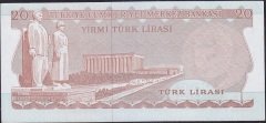 6.Emisyon 3.Tertip 20 Lira G60 530426 Çilaltı Çil