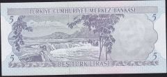 6.Emisyon 2.Tertip 5 Lira K15 153655 Çil
