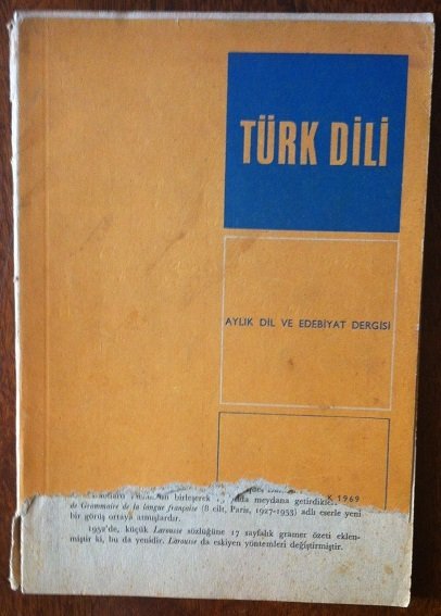 TÜRK DİLİ  Sayı:208 OCAK 1969 ( KAPAK YIRTILMIŞ)